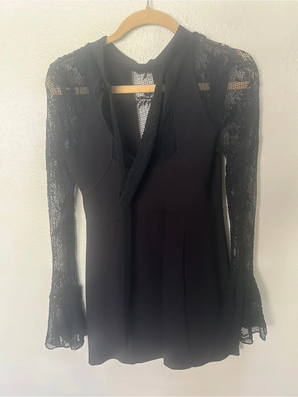 Free People Lace bodycon dress